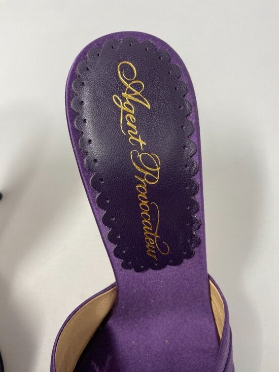 Agent Provocateur Elice Plum Mules 37 - Picture 3 of 8